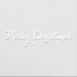 Custom Elegant Merry Christmas Emboss Stamp Craft Embosser<br><div class="desc">Create your own custom, personalized, elegant, stylish, beautiful script / typography / font, "Merry Chrismas" desk embosser seal, made from reinforced steel with a powdered-coated finish, and leave a mark of sophistication to envelopes, letterhead, stationery, invitations, paper napkins, books, foil labels, cards, notecards, gift tags, and more. You may even...</div>