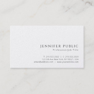 Custom Elegant Modern Luxury Premium Pearl Business Card