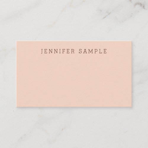 Custom Elegant Modern Minimalist Design Template Business Card