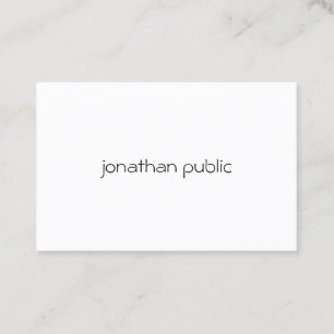 Custom Elegant Modern Minimalist Professional Cool Business Card