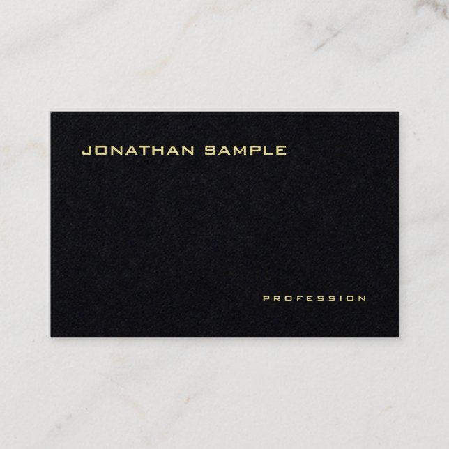 Custom Elegant Modern Minimalistic Template Business Card (Front)