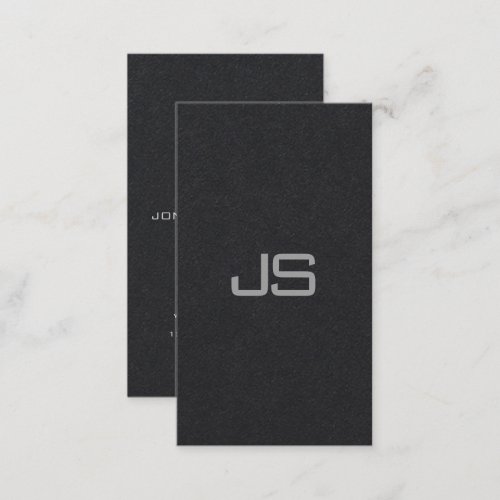 Custom Elegant Modern Monogrammed Template Business Card