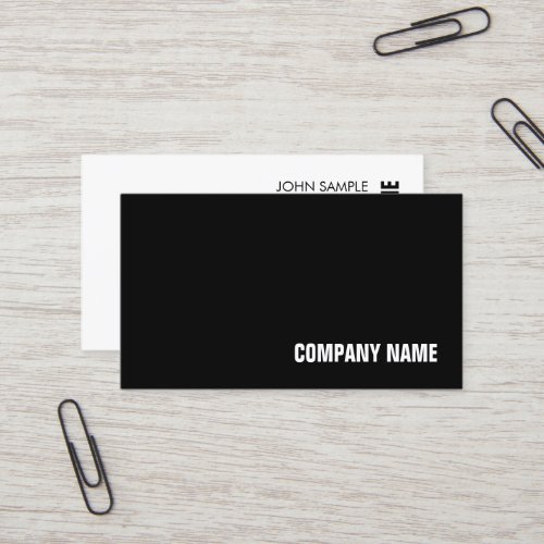 Custom Elegant Modern Professional Company Business Card
