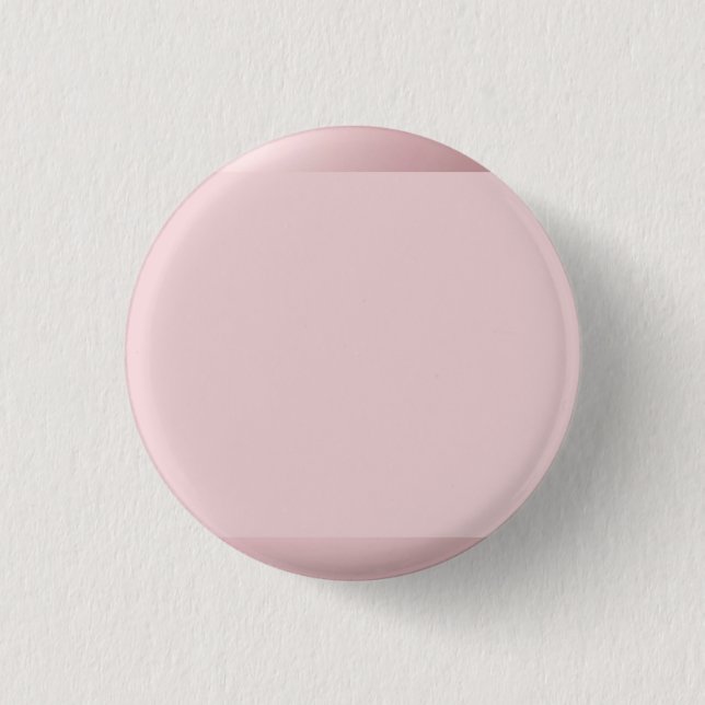 Custom Elegant Modern Rose Gold Blank Template Button (Front)