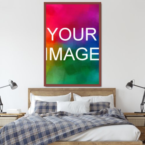 Custom Elegant Modern Simple Template Personalized Framed Art