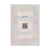 Custom elegant modern Wedding Enclosure Card