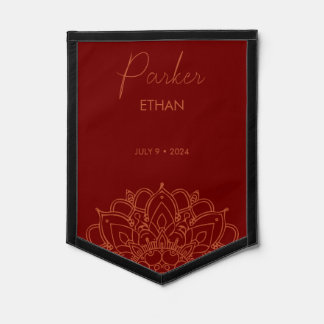 Custom Elegant Pennant - Personalized Celebration