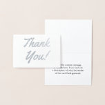 [ Thumbnail: Custom, Elegant & Personalized "Thank You!" Card ]