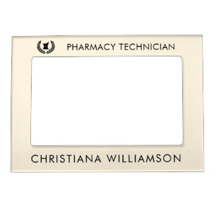 Custom Elegant Pharmacist Pharmacy Tech Magnetic Frame