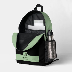 Custom Elegant Pharmacy Symbol Printed Backpack