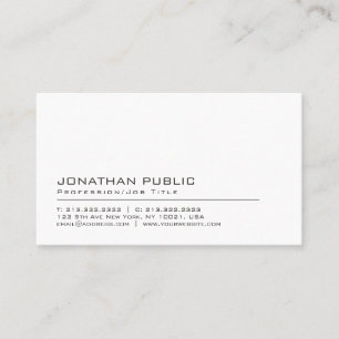 Custom Elegant Professional Modern Simple Template Business Card