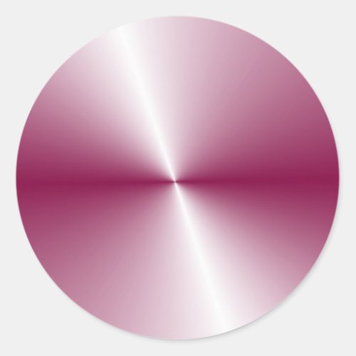 Custom Elegant Purple Pink Color Blank Template Classic Round Sticker