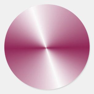Custom Elegant Purple Pink Color Blank Template Classic Round Sticker