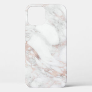 Custom Elegant Rose Gold Marble Blank Template iPhone 12 Case