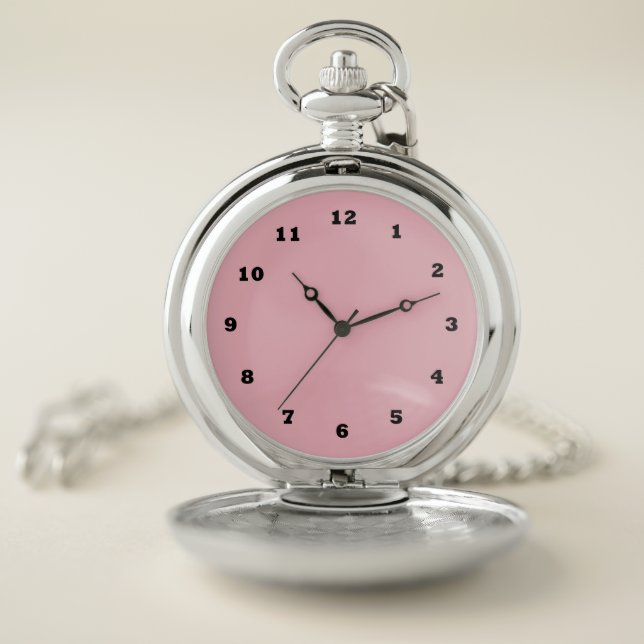 Custom Elegant Silver Pocket Watch (Inside)