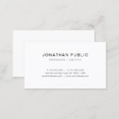 Custom Elegant Simple Professional Modern Template Business Card (Front/Back)