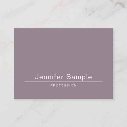 Custom Elegant Sleek Modern Salon Template Trendy Business Card