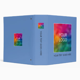 Custom Elegant Template Add Business Logo 3 Ring Binder