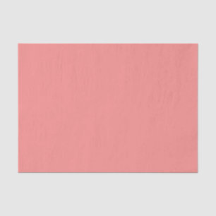 Custom Elegant Template Pink Peach Solid Color Tissue Paper