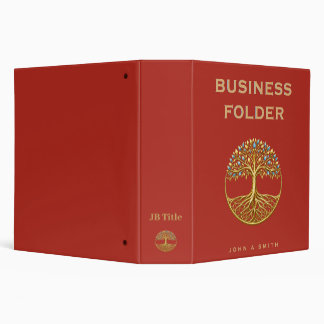 Custom Elegant Tree of Life Binder