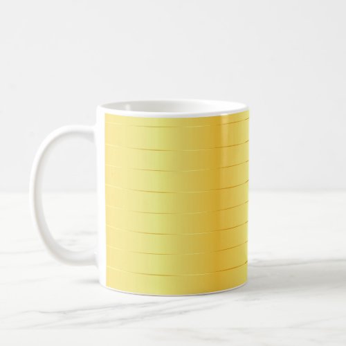 Custom Elegant Trendy Classic Faux Gold Template Coffee Mug