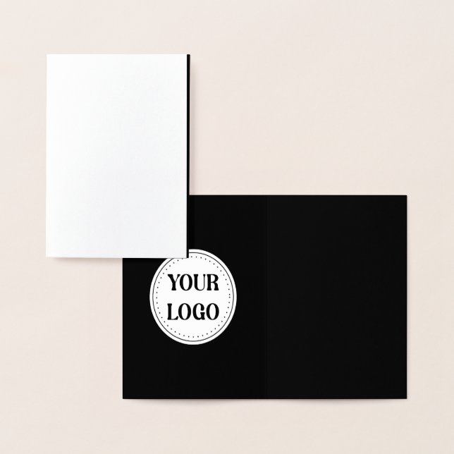 Custom, Elegant, Wedding Ceremony Keepsake  Invita Foil Card (Display)