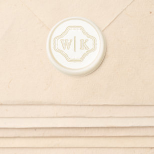 Custom Elegant Wedding Envelope Wax Seal Sticker
