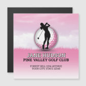 Custom Elegant Women Golfer Monogram Design (Front/Back)