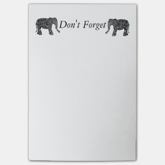 Custom Elephant Note Pad
