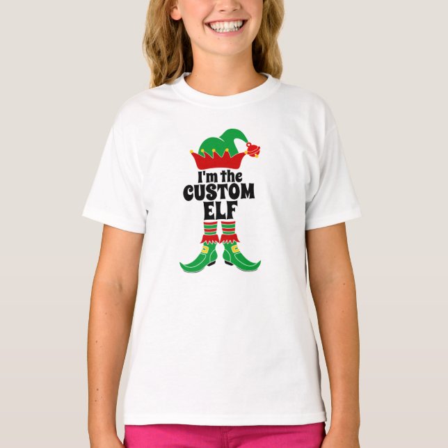 Custom Elf I'm The Custom Elf Create your own  T-Shirt (Front)