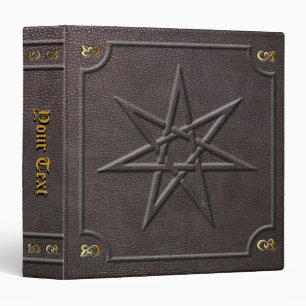Custom Elven Fairy Star Book of Shadows Binder