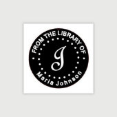 Custom Embosser for Library with Initial and Name (Design View)