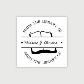 Custom Embosser for Library with Name (Design View)