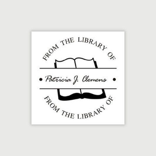 Custom Embosser for Library with Name (Design View)