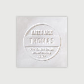 Custom Embosser Hand Held Desk Shiny EZ-Seal (Embossed View)