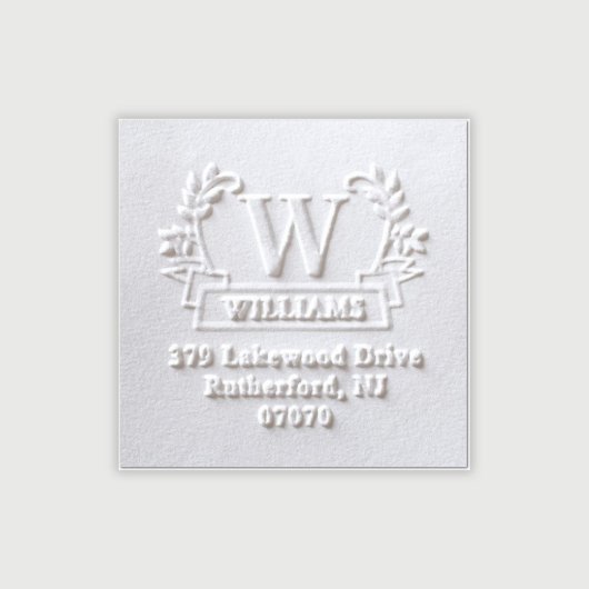 Custom Embosser Seal Hand Held - Shiny EZ-Seal (Embossed View)