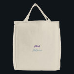 Custom Embroidered Bag<br><div class="desc">Make your own embroidered bag! The design tool allows you to add your own artwork, design, or images to make a one-of-a-kind embroidered bag. You can add text using awesome fonts and view a preview of your design. Our easy to customize embroidered bag has no minimum order and is custom...</div>