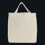 Custom Embroidered Bag<br><div class="desc">Make your own embroidered bag! The design tool allows you to add your own artwork, design, or images to make a one-of-a-kind embroidered bag. You can add text using awesome fonts and view a preview of your design. Our easy to customize embroidered bag has no minimum order and is custom...</div>