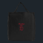 Custom Embroidered Bag<br><div class="desc">Make your own embroidered bag! The design tool allows you to add your own artwork, design, or images to make a one-of-a-kind embroidered bag. You can add text using awesome fonts and view a preview of your design. Our easy to customize embroidered bag has no minimum order and is custom...</div>
