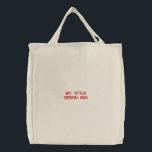 Custom Embroidered Bag<br><div class="desc">Make your own embroidered bag! The design tool allows you to add your own artwork, design, or images to make a one-of-a-kind embroidered bag. You can add text using awesome fonts and view a preview of your design. Our easy to customize embroidered bag has no minimum order and is custom...</div>