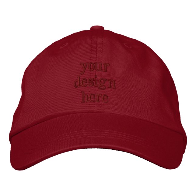 Custom Embroidered Baseball Cap (Front)