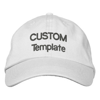 Custom Embroidered Baseball Cap Blank Template