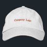 Custom Embroidered Baseball Hat<br><div class="desc">Custom Company Logo</div>