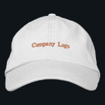Custom Embroidered Baseball Hat<br><div class="desc">Custom Company Logo</div>