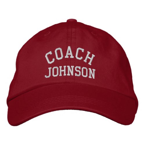 Custom Embroidered Coach Hat