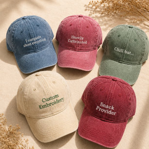 Custom Embroidered Dad Hat Personalized Text cap