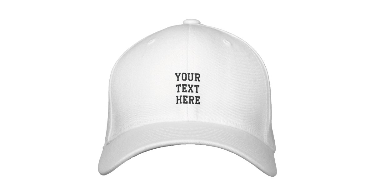 Custom Embroidered Hats no Minimum For Business | Zazzle