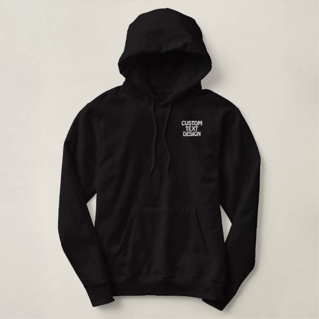 Custom Embroidered Hoodie - Free Embroidery (Design Front)