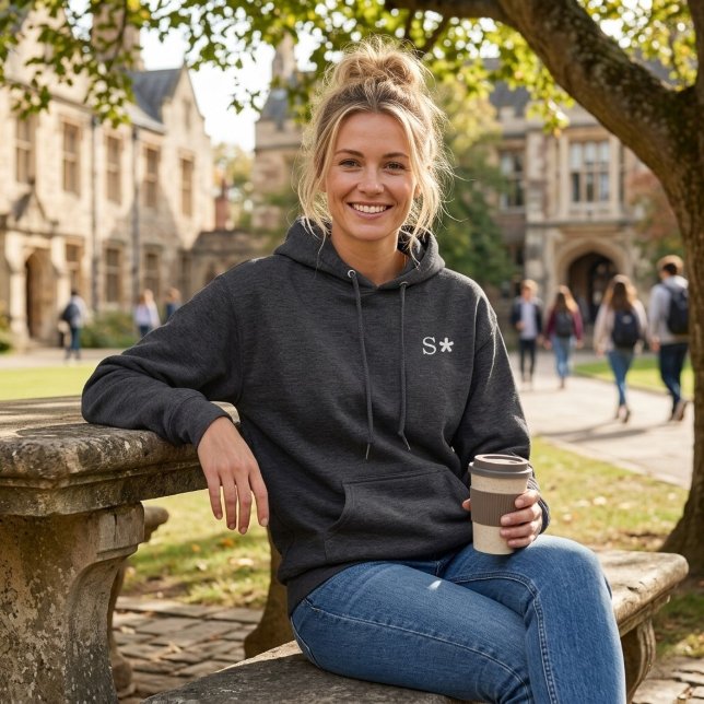 Custom Embroidered Initial Hoodie - for couples (Creator Uploaded)