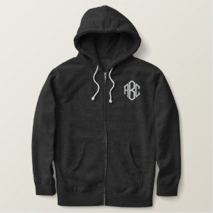 Custom Embroidered Initials Hoodie